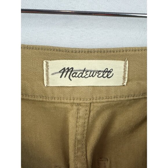 Women’s Madewell Size P27 Khaki Cotton Bermuda Pant - Picture 4 of 6